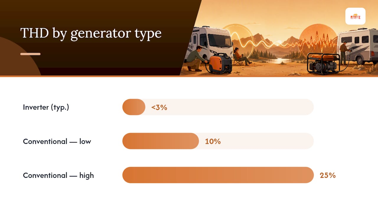 THD, Noise, Fuel, and Weight: What the Numbers Actually Show — overview diagram