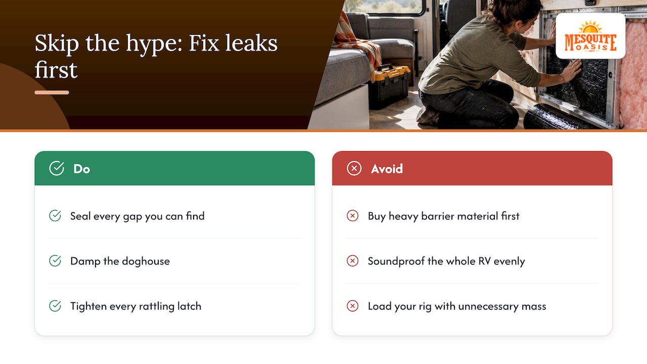 Our take: skip the hype, fix the leaks first — overview diagram