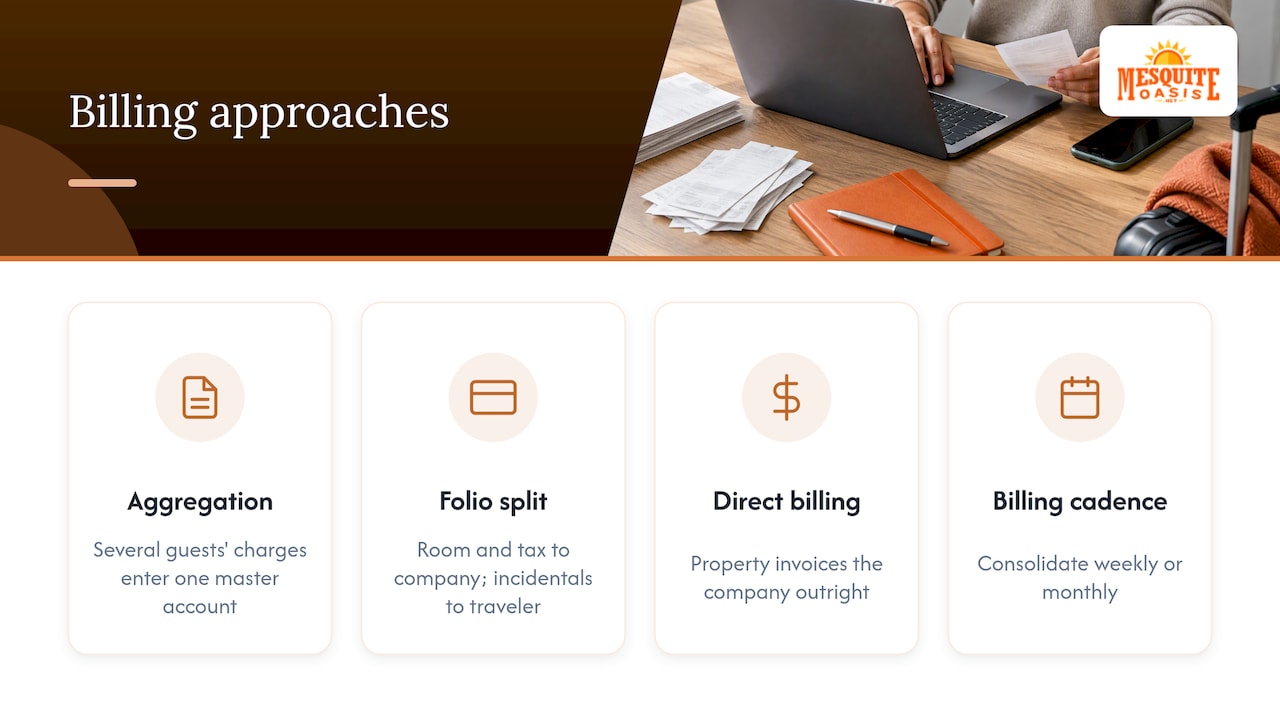 Four approaches to consolidated lodging billing