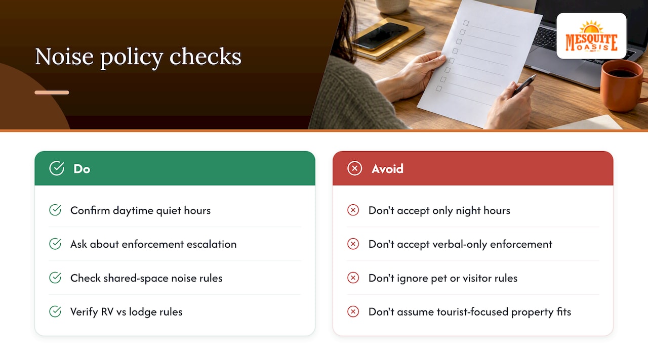 Noise Policies and Community Rules Worth Checking Before You Sign — overview diagram