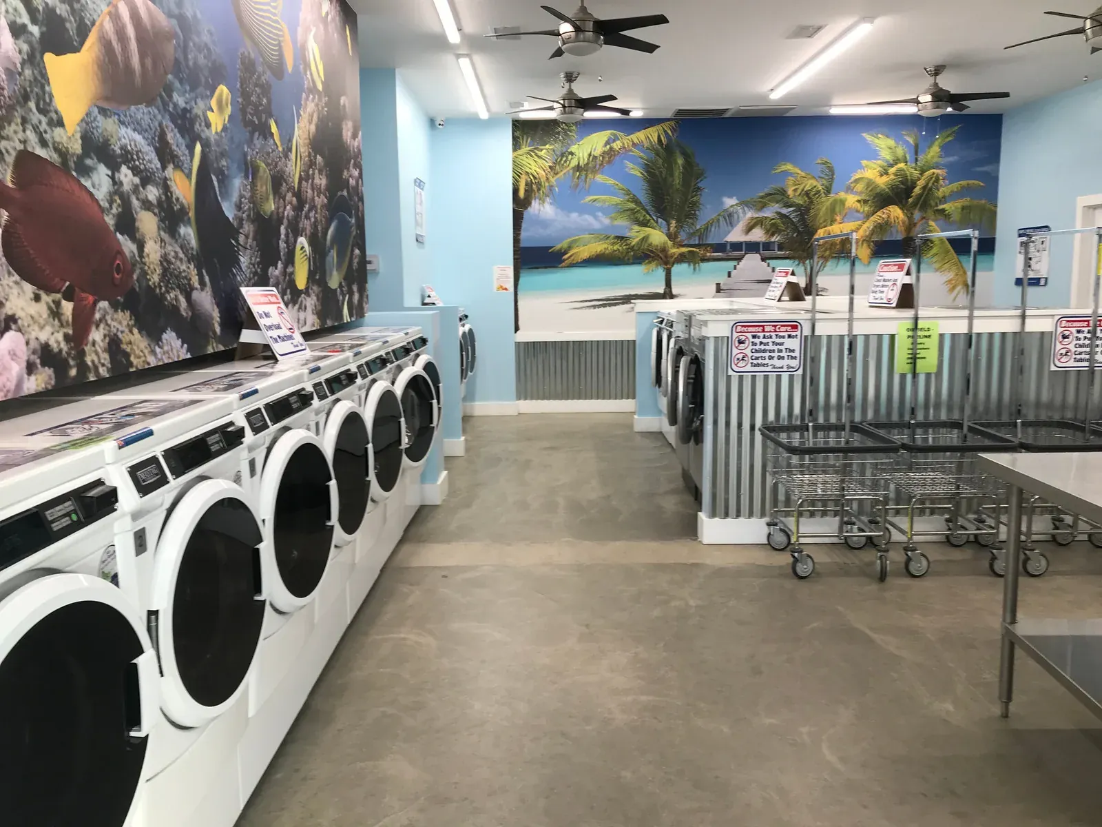 Washers and dryers at Mesquite Oasis Lodge & RV Park in Odessa, Texas